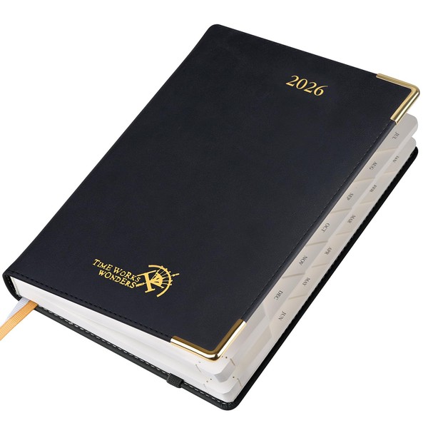 POPRUN 2026 Daily Planner (Jan - Dec), (A5 Size 5.75"