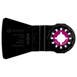 Bosch Professional 10x Scraper ATZ 52 SC (for Hardened Remnants, Width 52 mm, Rigid, Multifunctional Tool Accessories)