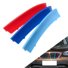 RPERZ grille color stripes Compatible car accessories 2009-2015 E84 X1 grille insert accessories 7-Beam