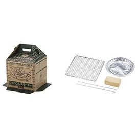 Captain Stag UG-1053 Log House Smoker Block Set, Mini, Smoke-Compatible
