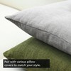 Encasa Homes Chenille Cushion Covers, Set of 2, Solid Colour,