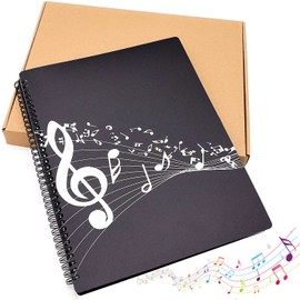 Music Folder/Folder for Sheet Music Piano Music Folder for Playing A4 Size Paper Documents Holder Storage Music Organiser Plastic Concert Choir Folder for Musicians and Band Music Note