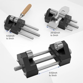 Precise Chisel Sharpening Jig Kit, Honing Guide System for Woodworking Chisels and Planes (5/32" to 3"), Chisel Honing Guide with Adjustable Angle Fixture and Angle Gauge