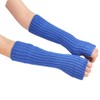 shunxinersty Knitted Sleeve Knit Arm Sleeve Thumb Hole Glove Winter