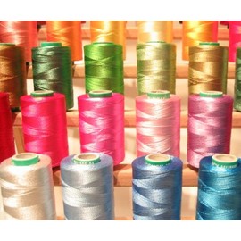 40 Spools of Embroidery Thread with 550yds Compatible with Brother and Babylock Machines