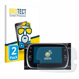 BROTECT Anti-Glare Screen Protector for Fiat 500 Series 8 2020 Uconnect 7 Inch (Pack of 2) Matte Screen Protector Film Anti-Reflection Anti-Fingerprint