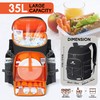N NEVO RHINO Backpack Cooler, 54 Cans Insulated, Waterproof, Leakproof,