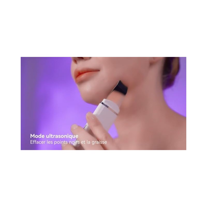 Peeling ultrasónico facial LOTOVERDE 4‑modos – Limpieza profunda y lifting