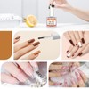 GaoZone Nail Glue Remover, Qucikly Remove Press-On Nails，Acrylic Nails &