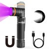 NICRON B75 High Power UV Flashlight Rechargeable LED 1000 Lumens
