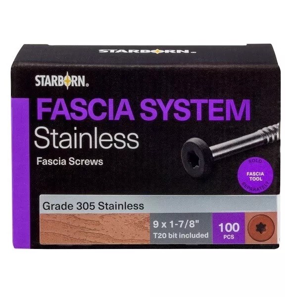 Trex Fascia System Screws #9 x 1-7/8" White Screws, 100pc