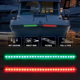 Armacost Lighting RibbonFlex Pro 18" Red Green Waterproof IP67 LED Tape Light 60LEDs/Meter
