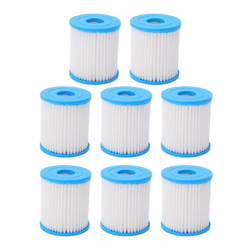 8 Pcs Pool Filter Cartridge Strong Filtration Ability Heavy Duty