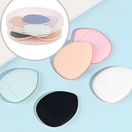 Neuullang Mini Finger Puff 6pcs Finger Air Cushion Sponge Foundation Makeup Makeup Sponge Blusher 4ea
