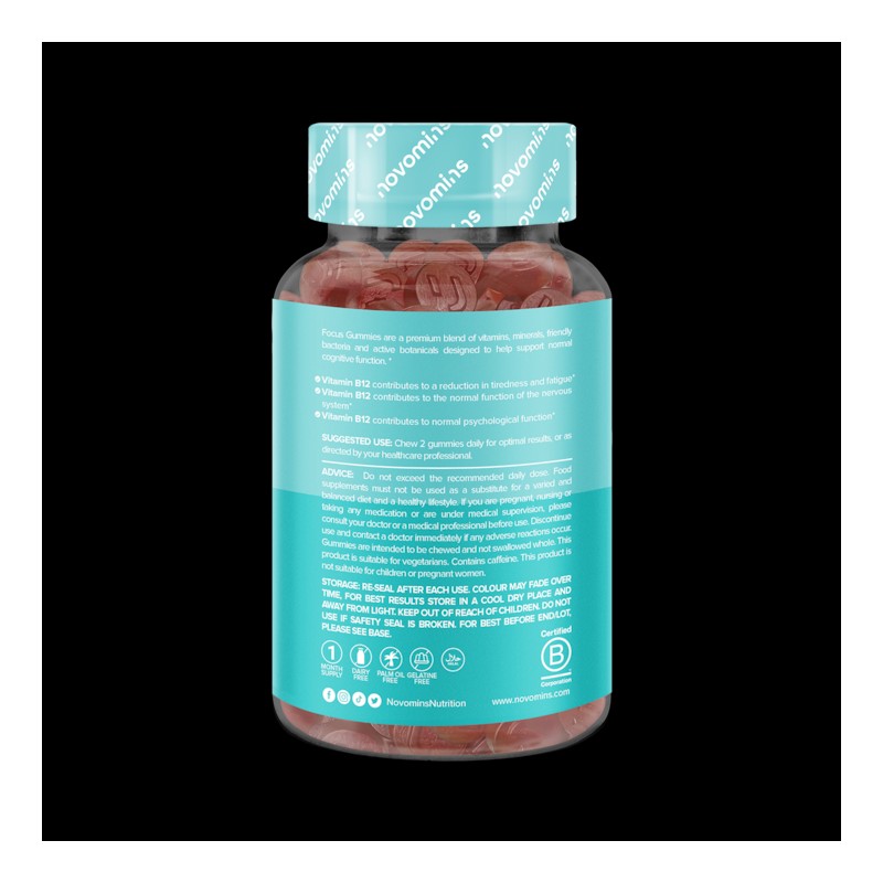 Novomins Focus Gummies 60