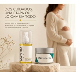 Kit Embarazo Natura Skin Oil 100 ml + Neviderm | Cuidado Facial y Corporal, Hidratación, Suavidad y Apariencia Uniforme, SDL LAB.