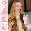 SiliFine 3 Pack Reusable Coquette Bow Sleeves for Iced Coffee