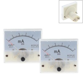 호환 아날로그 미터 패널 측정 범위 DC 앰프 85C1-mA 1mA [09 3MA] Compatible Analog Meter Panel Measurement Range DC Amp 85C1-mA 1mA [09 3MA]