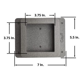 Post Mount Adapter for 4x4 Post, Bird House, Mailbox, Stainless Steel Hardware Included