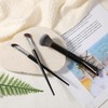 Kifmurase 3Pcs Nose Contour Brushes Kit, 2-In-1 U-Shaped Brush &