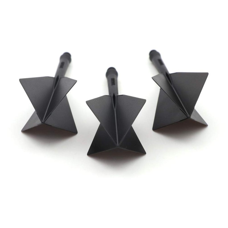 CUESOUL ROST Integrated Dart Shaft and Flights Medium,Black Diamond Shape,Set