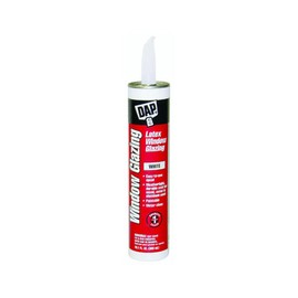 DAP White Window Glazing Sealant, 10.1 oz. Cartridge - 12108 (Pack of 5)