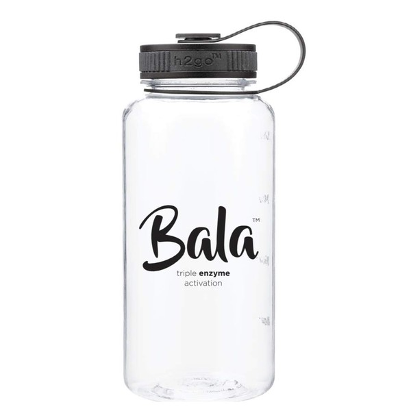 Bala 34 OZ Premium Water Bottle Clear with Threaded Lid,