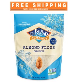 Blue Diamond Almonds Almond Flour Gluten Free, Blanched, Finely Sifted, 1 Lb