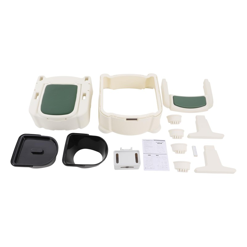 Bedside Commode, Portable Commode Chair with Armrests, Motion Sensor Night