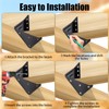 Hurricane Ties for Rafter 24 Pack 16-Gauge Hurricane Straps Brackets