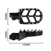 CHANGCHENG Electric Dirt Bike Foot Pegs for Ebike STRIKE SHADOW-Black