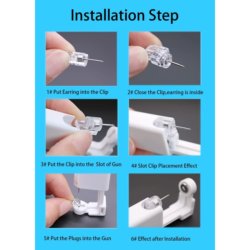 Self Ear Piercing Kits – 2 Pack Self Ear Piercing