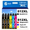 812XL Remanufactured for Epson 812XL Ink cartridges Combo Pack 812