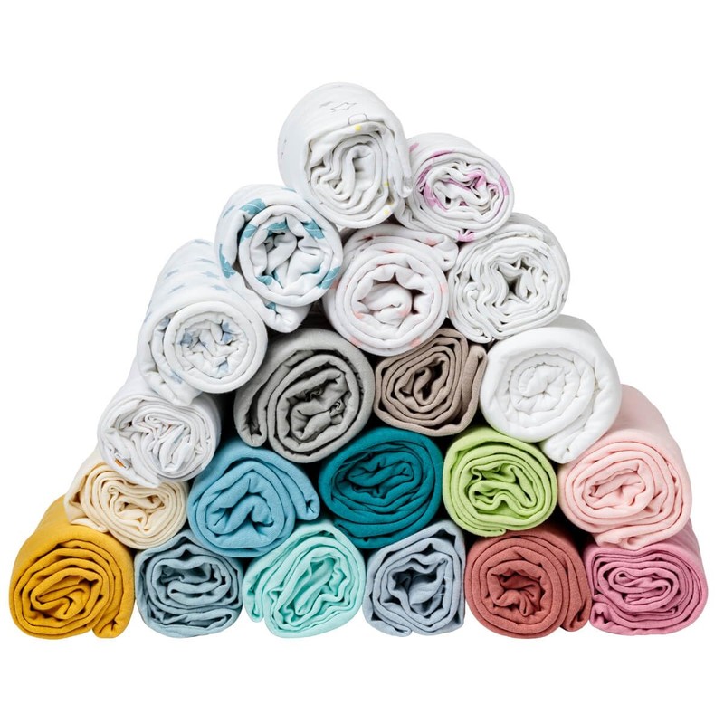 BabyCalin - Set of 2 Fitted Sheets Pink / Star