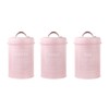 Generic 3pcs Kitchen Canister Set 1200ml Coffee and Tea Sugar