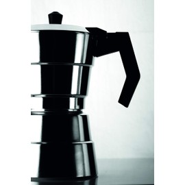 Alluflon Buongiorno Kaffeemaschine, 6 Tassen, Aluminium