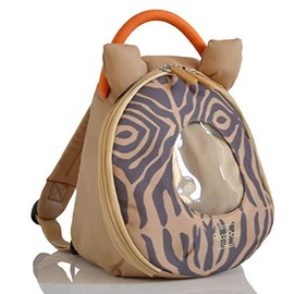 PacaPod Toddler Pod Flame Giraffe Pod - Backpack Straps and Safety Rein (Grey)