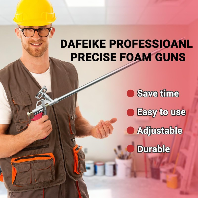 Foam Spray Gun 2' Long Foam Gun Insulation Extended 63cm