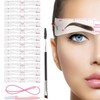 Teuvo Eyebrow Stencils Set for Beginners, 12 Styles with Eyebrow