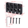 Guitar Bridge 4 String Metal Tailpiece Instrument Accessory Set Kit