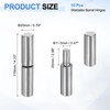 uxcell 10Pcs Weldable Barrel Hinges, 4-3/8" x 3/4" Carbon Steel