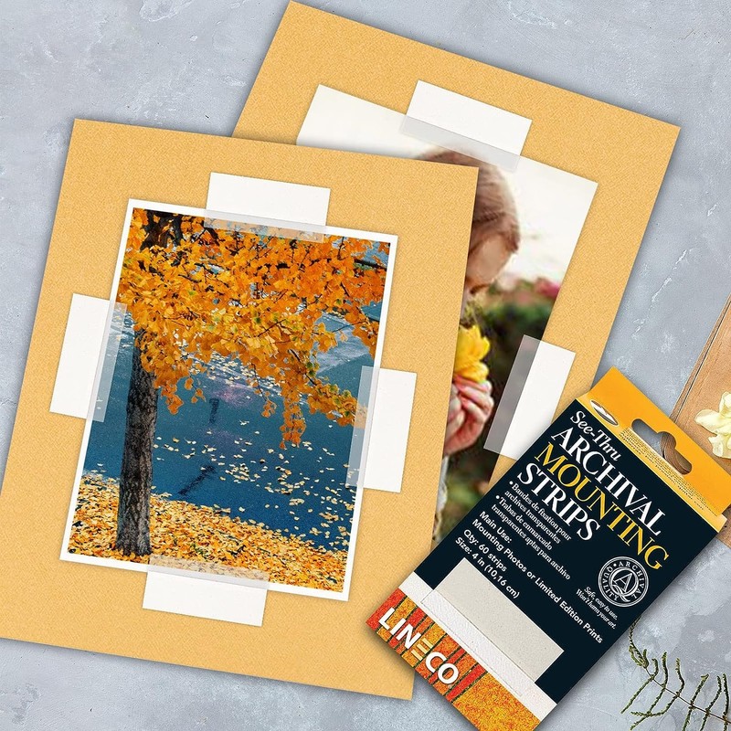 See Through Archival Mounting Strips