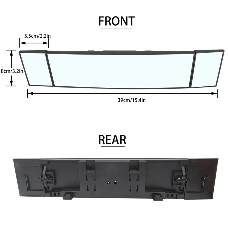 Large Vision Wide Angle Car SUV Truck Van Pickup Interior