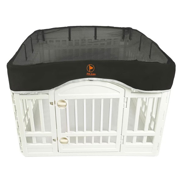 PJYuCien Dog Playpen Mesh Top Cover, Fits 36 Inch 4