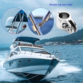 GaiRen Bimini Top Jaw Slide Marine Boat Hardware Heavy Dudy Bimin Top Hardware 316 Stainless Steel Inside Dia 1INCH 2PCS
