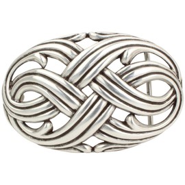 BELTINGER Aversa Belt Buckle 4.0 cm | Buckle Interchangeable Buckle Belt Buckle 40 mm Solid | Interchangeable Belt up to 4 cm, silver