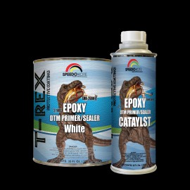 Speedokote Epoxy Fast Dry 2.1 low voc DTM Primer & Sealer White Quart Kit, SMR-260W-Q/261