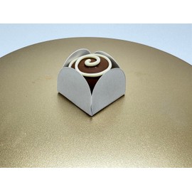 Square Truffle Cups | Liners | Wrappers | Fominhas (White - 002)