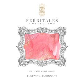 Ferris Wheel Press Fountain Pen Ink | FerriTales Collection | Rose Pink with Duochrome Gold/Pink Shimmer | 20ml