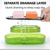 AIDIMMING Shampoo Bar Holder, Travel Soap Case,Shampoo & Conditioner Bar